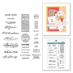 Spellbinders Cathe Holden leimasin Sign Here