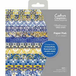 Crafter's Companion Mediterranean Dreams -paperipakkaus, 6
