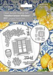 Crafter's Companion Mediterranean Dreams leimasin Mediterranean Window