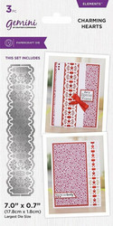 Crafter's Companion stanssi Ribbon Threading, Charming Hearts