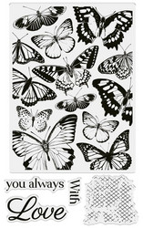 Crafter's Companion Magnificent Butterflies -leimasin