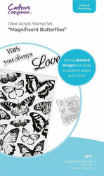 Crafter's Companion Magnificent Butterflies -leimasin