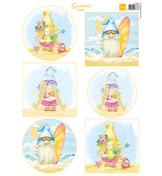Marianne Design korttikuvat Gnomes on the Beach, Surf