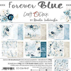 Craft O'clock paperipakkaus Forever Blue, 8