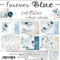 Craft O'clock paperipakkaus Forever Blue, 6