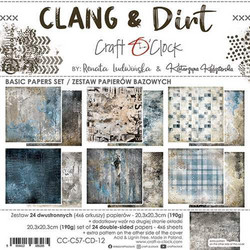 Craft O'clock paperipakkaus Clang & Dirt, Basic, 8