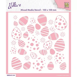 Nellie's Choice Mixed Media sapluuna Easter Eggs Background
