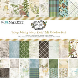 49 and Market paperipakkaus Vintage Artistry Nature Study, 12