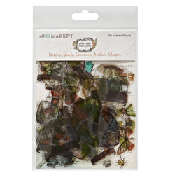 49 and Market Vintage Artistry Nature Study Specimen Acetate Shapes -leikekuvat