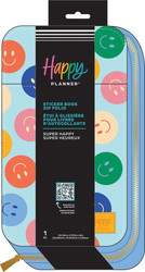 Mambi Happy Planner Super Happy Sticker Book Zip Folio - pussukka Super Happy