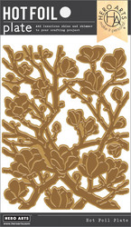Hero Arts Magnolia Branches Hot Foil -kuviolevy