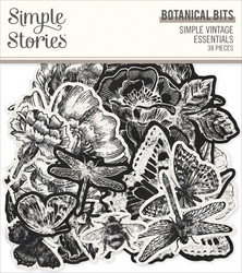 Simple Stories Simple Vintage Essentials, Botanical Bits, leikekuvat