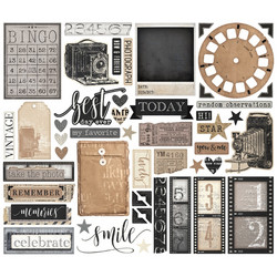 Simple Stories Simple Vintage Essentials, Captured Bits, leikekuvat