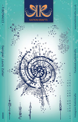 Creative Expressions Katkin Krafts leimasin Fibonacci