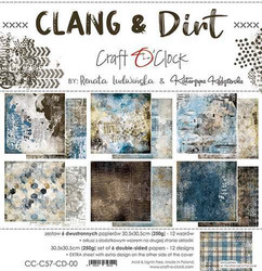 Craft O'clock paperipakkaus Clang & Dirt, 12