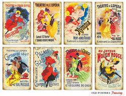 Decorer korttikuvat Old Posters, Dancing