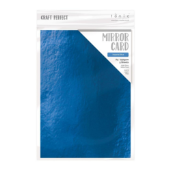 Tonic High Gloss Mirror Card -peilikartonki, sävy Imperial Blue, 5 arkkia