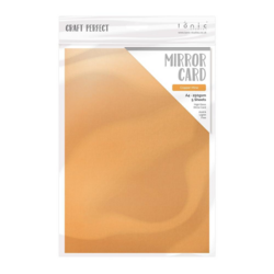 Tonic Satin Effect Mirror Card -peilikartonki, sävy Copper Mine, 5 arkkia