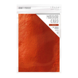Tonic High Gloss Mirror Card -peilikartonki, sävy Ruby Red, 5 arkkia