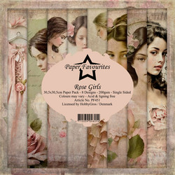 Paper Favourites Rose Girls -paperipakkaus, 12