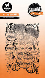 Studio Light leimasin Grunge Collection, Thistle Flower