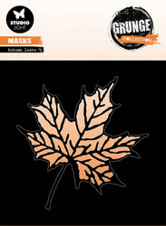 Studio Light Grunge Collection -sapluuna, Autumn Leave