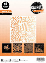 Studio Light Grunge Collection -sapluuna, Circles