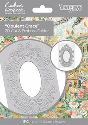 Crafter's Companion Venetian Grace 2D leikkaava kohokuviointikansio Opulent Grace