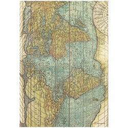Stamperia riisipaperit Around the World, Selection, A4