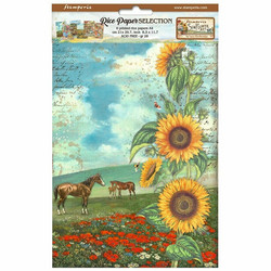 Stamperia riisipaperit Sunflower Art, Selection, A4