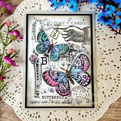 Woodware leimasin B is For Butterfly