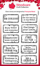 Woodware leimasin Distressed Labels