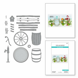 Spellbinders stanssisetti Rustic Garden