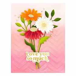 Spellbinders Simon Hurley Glimmer Hot Foil -kuviolevy Must-Have Sentiments