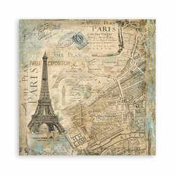 Stamperia Fabric Sheets -kangaspalat Around the World