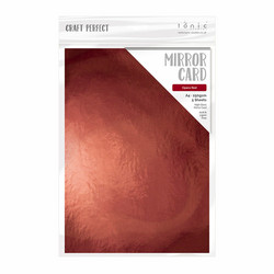 Tonic High Gloss Mirror Card -peilikartonki, sävy Opera Red, 5 arkkia