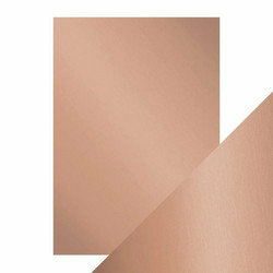 Tonic Satin Effect Mirror Card -peilikartonki, sävy Burnished Rose, 5 arkkia
