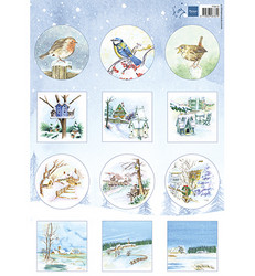 Marianne Design Tiny's Mini's Winter -korttikuvat