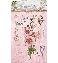 Studio Light leimasin Jenine's Mindful Art, Romantic Moments, Hollyhock