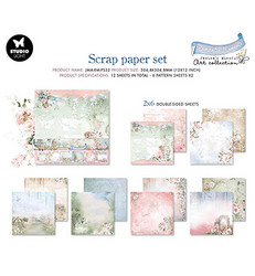 Studio Light paperipakkaus Jenine's Mindful Art, Romantic Moments, 12