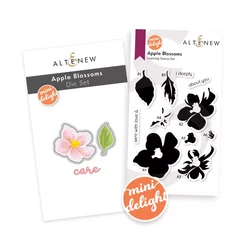 Altenew Mini Delight: Apple Blossoms -leimasin- ja stanssisetti