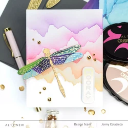Altenew Delicate Dragonflies Hot Foil -kuviolevy