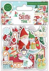 Craft Consortium It's Snome Time 2 Chipboard Ephemera -leikekuvat