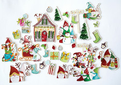 Craft Consortium It's Snome Time 2 Chipboard Ephemera -leikekuvat