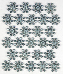Craft Consortium It's Snome Time 2 Adhesive Snowflakes -koristeet