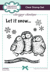Creative Expressions leimasin Snowy Owls