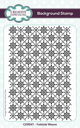 Creative Expressions Yuletide Weave -leimasin