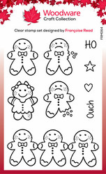 Woodware leimasin Tiny Gingerbread Man