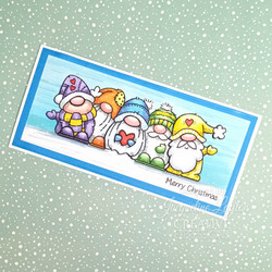Woodware leimasin Christmas Gang