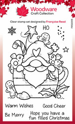 Woodware leimasin Gnome Christmas Cup